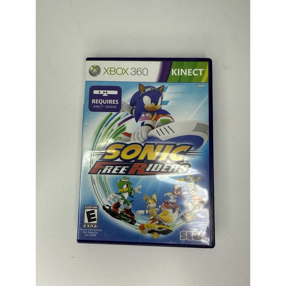 Sonic Free Riders Xbox 360 - Complete CIB🔥Fast Shipping🔥~